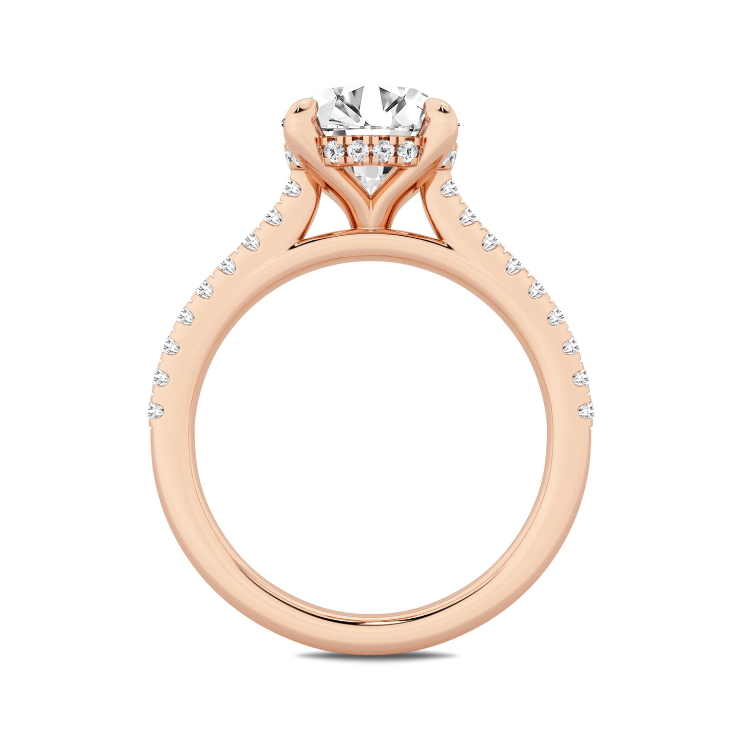2.5 CT - 31 Rd Lab Grown Diamond Engagement Ring