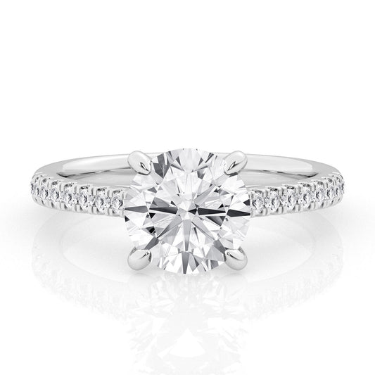 2.5 CT - 31 Rd Lab Grown Diamond Engagement Ring
