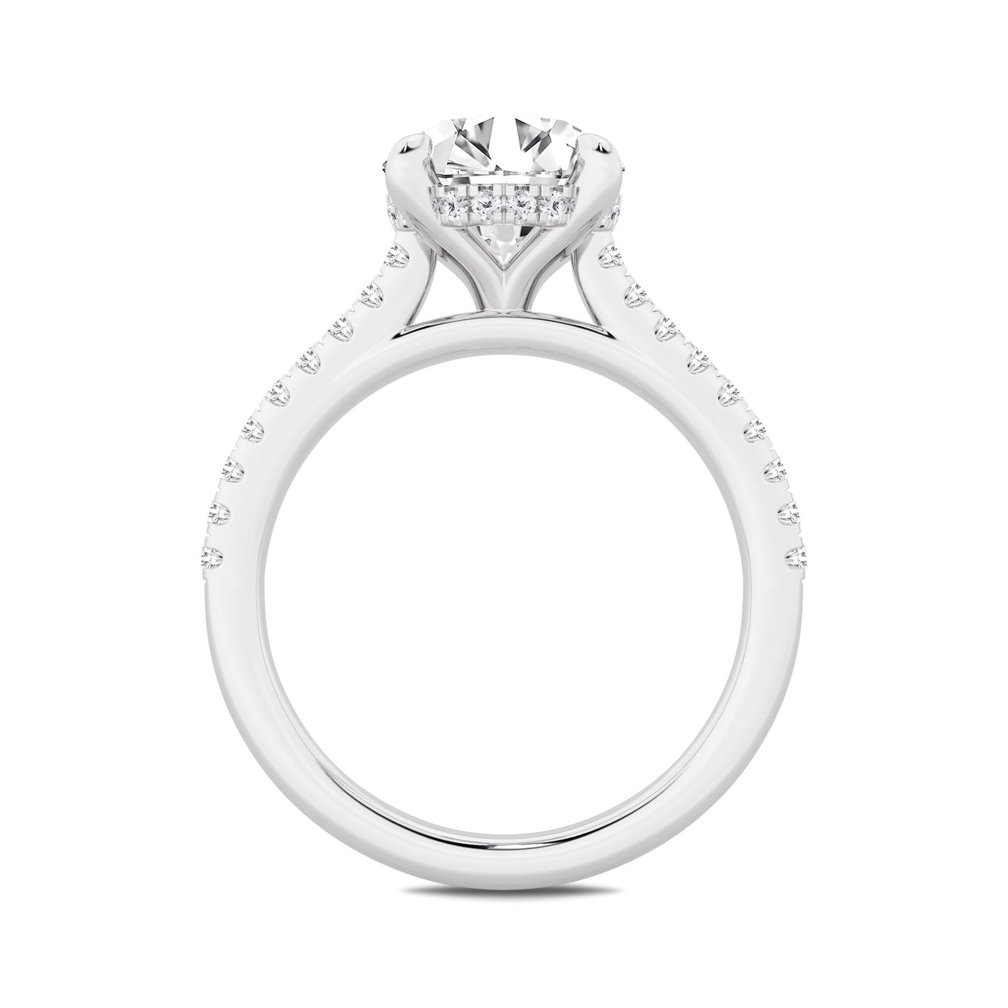 2.5 CT - 31 Rd Lab Grown Diamond Engagement Ring