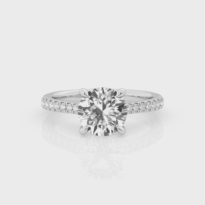 2.5 CT - 31 Rd Lab Grown Diamond Engagement Ring