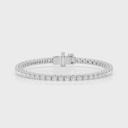 7 CTW Lab Grown Round Diamond Tennis Bracelet – 47 Stones