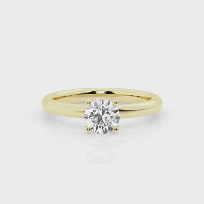 1 CT - Lab Grown Diamond Engagement Ring